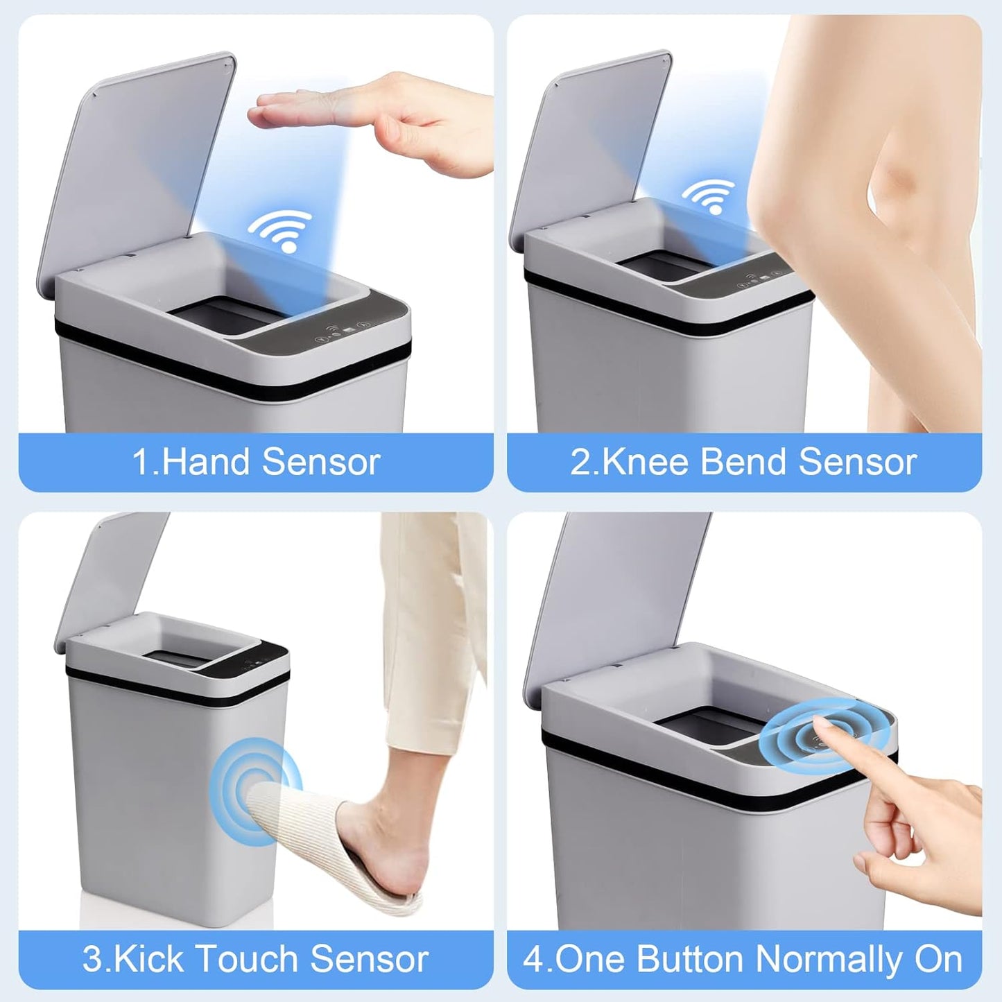 🗑️ Bote de Basura Inteligente con Sensor