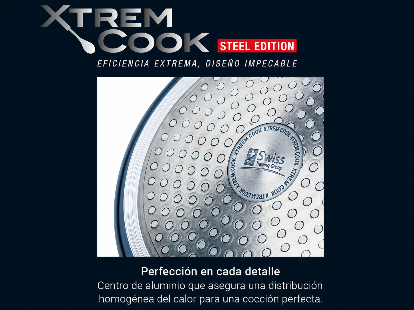 Set de Cocina Xtrem Cook Steel Edition 4 Piezas