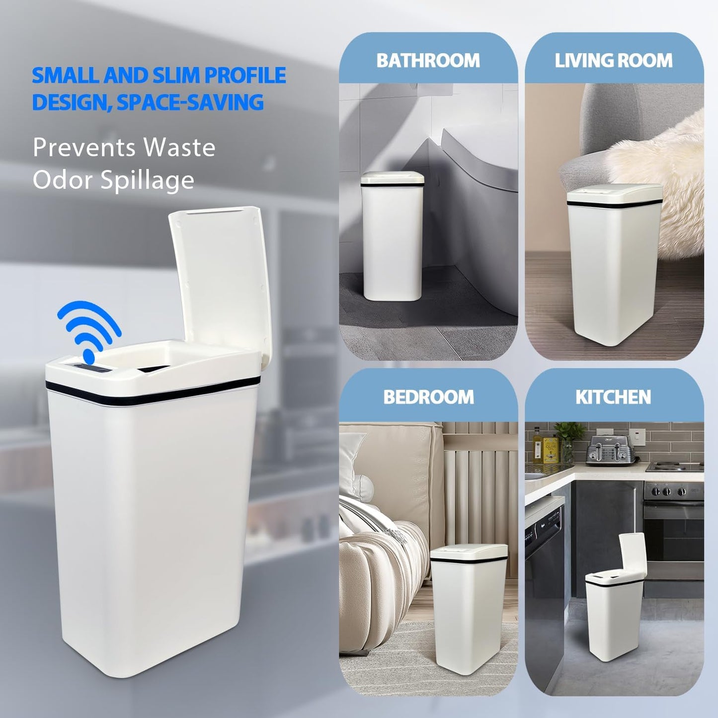 🗑️ Bote de Basura Inteligente con Sensor