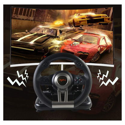 🏎️🔥 Volante Gamer PNX V3 PRO con Pedales + Palanca – Domina cada carrera