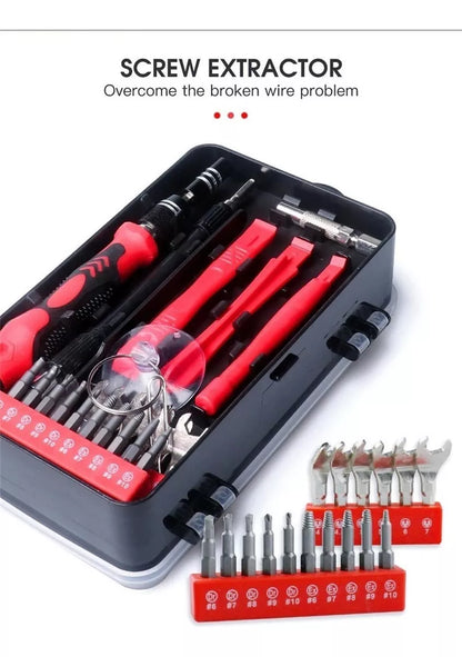 🔧 Set Kit Juego Destornillador 135 en 1 – Precisión y Versatilidad en un Solo Estuche