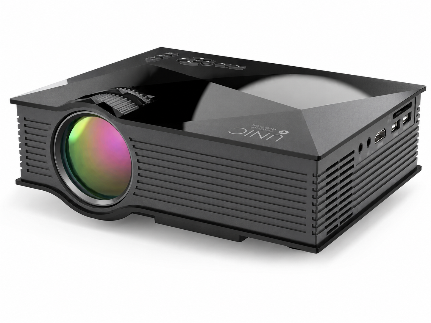 Proyector Mini UNIC1800 LED con HDMI, USB y SD