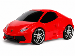 Maleta Infantil Montable y Remolcable Super Coche Rojo