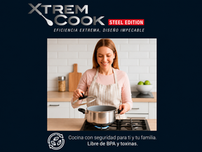 Set de Cocina Xtrem Cook Steel Edition 4 Piezas