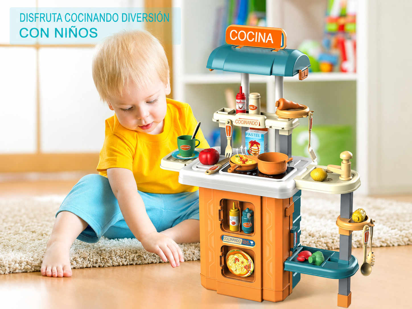 Maleta Infantil Médica 2 en 1 con Mesa de Juego