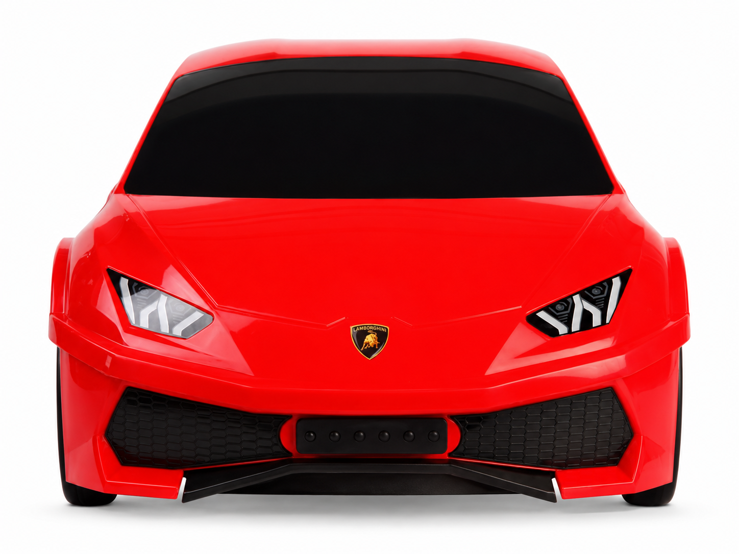 Maleta Infantil Montable y Remolcable Super Coche Rojo