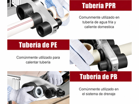Termofusora Digital Profesional 1200 W con 6 Matrices y Cortatubos