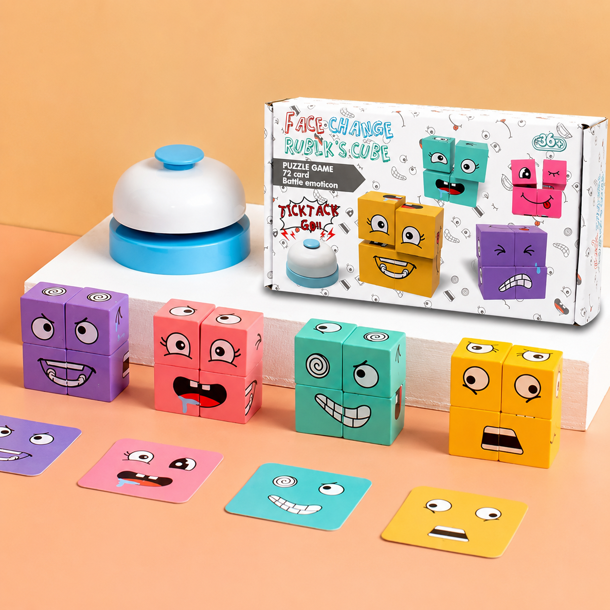 Juego de Expresiones Pequeño con Timbre 🫡🎁