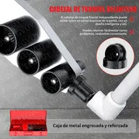Termofusora Digital Profesional 1200 W con 6 Matrices y Cortatubos