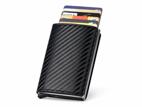 Billetera Tarjetero Minimalista RFID con Expulsor Automático
