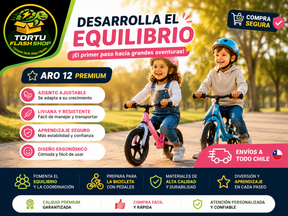 🚲 Bicicleta de Aprendizaje para Niños – Equilibrio, Diversión y Confianza
