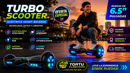 🛴 Turbo Scooter Eléctrico Smart Balance