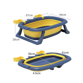 🦀 Tina Bañera Plegable Premium para Bebés | Diseño Cangrejo con Malla de Seguridad y Cojín Ergonómico