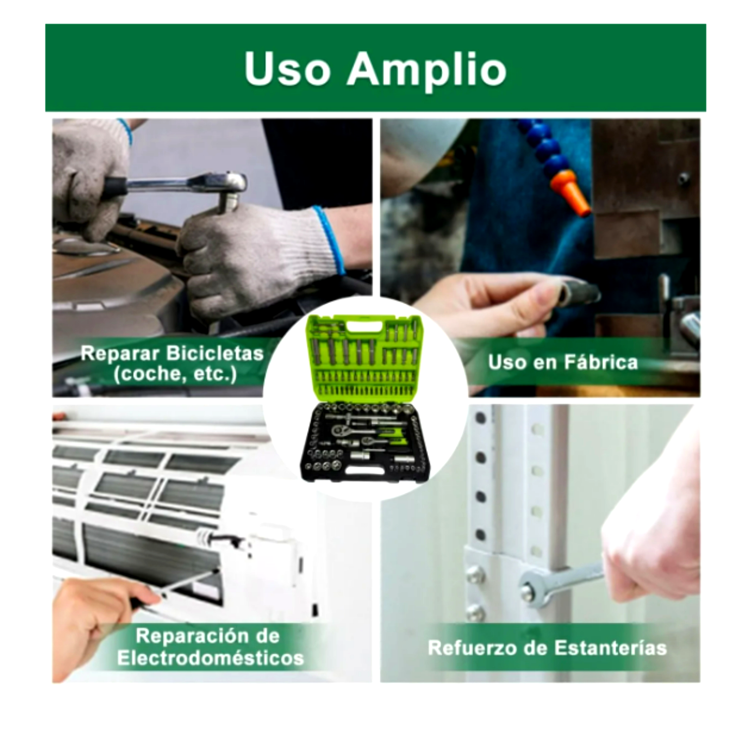 🔧Set de Herramientas 108 Piezas - Calidad Industrial🔧